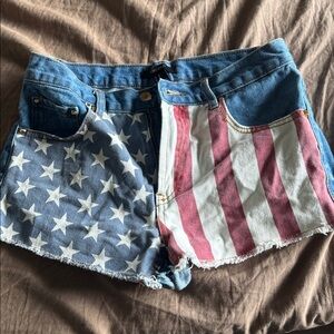 Forever 21 Light Blue Denim Shorts